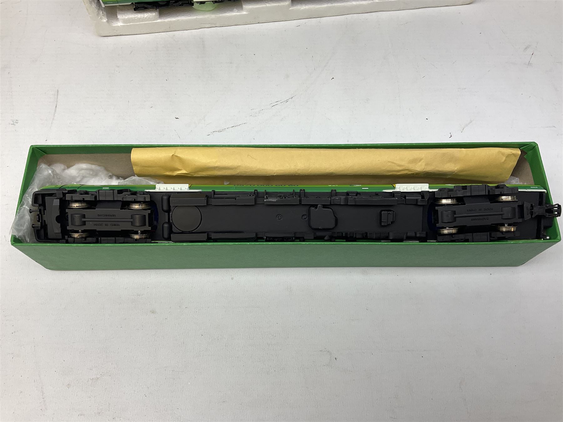Bachmann '00' gauge - 32-451 Class 170/5 Turbostar 2-Car DMU, operational nos. 79515 & 50515 in green Central Trains livery; one in polystyrene box base the other in plain green box (2)
