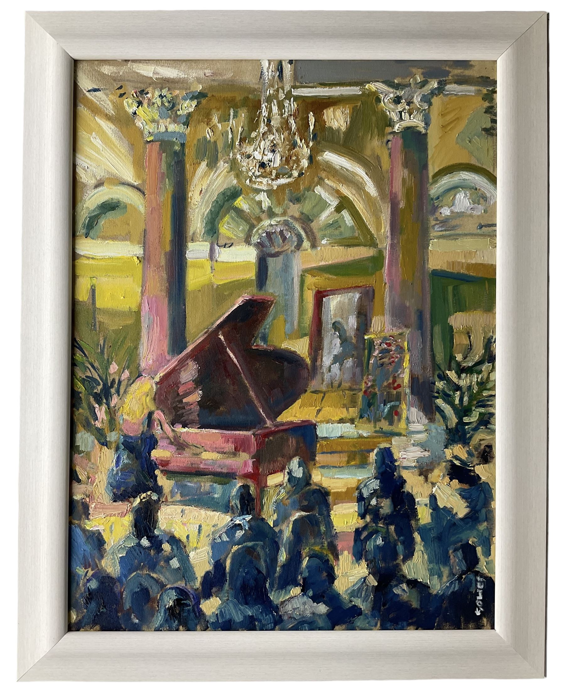 Richard Gower (British 1962-): The Concert Pianist, oil on canvas signed 79cm x 59cm 
Notes: kindly donated by the artist, to be sold in aid of The Prince's Trust.