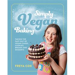  Freya Cox: Simply Vegan Baking. Signed Copy. 

Freya Cox was the first vegan contestant on The Great British Bake Off and her mission is to show that vegan baking is just as delicious - if not more so - than 'regular' baking and, when all the ingredients are available from your local supermarket, there's no reason not to give it a try. 

Simply Vegan Baking is filled with 70 reassuringly familiar recipes and you'll be amazed that they're so effortlessly vegan.

Signed and generously donated by Freya Cox.
