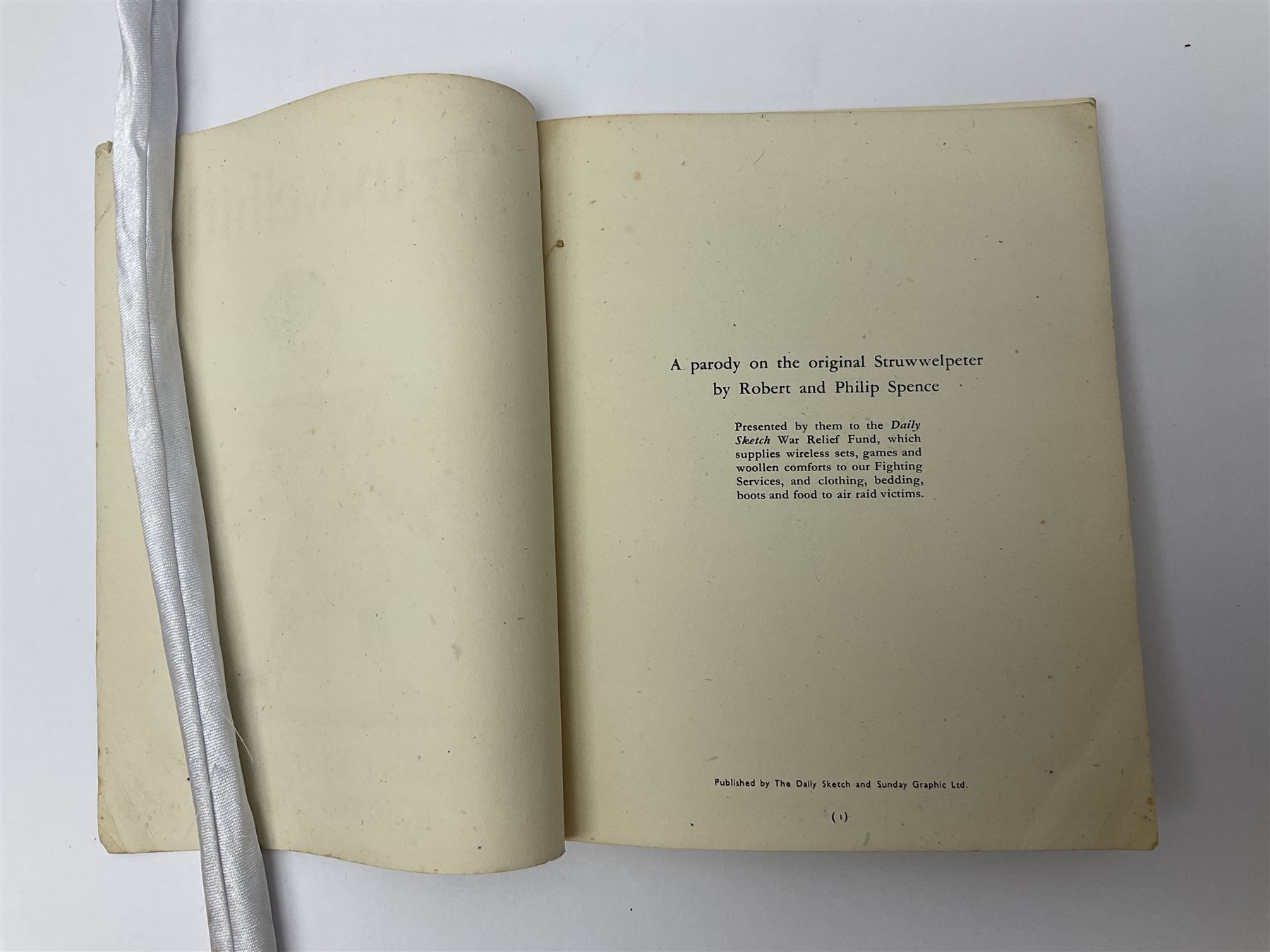 Dr Heinrich Hoffmann; Struwwelpetr, pub. George Routledge & Sons Ltd, together with Doktor Schrecklichkeit; Struwwelhitler, A Nazi Story Book, paperback, pub. Daily Sketch and Sunday Graphic Ltd