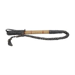 Kindjal dagger, the handle and scabbard decorated with figures and animals, together with middle eastern curved dagger and other knives and weapons 