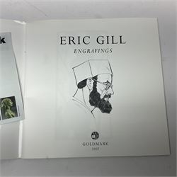 Four reference books, comprising Eric Gill Engravings, Saucy Ladies, Wilde's Last Stand and Camp  