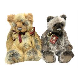 Two large Charlie Bears, comprising Gingerbread Ted CB161612, and Martin CB161641, each designed by Isabelle Lee, both with tags 