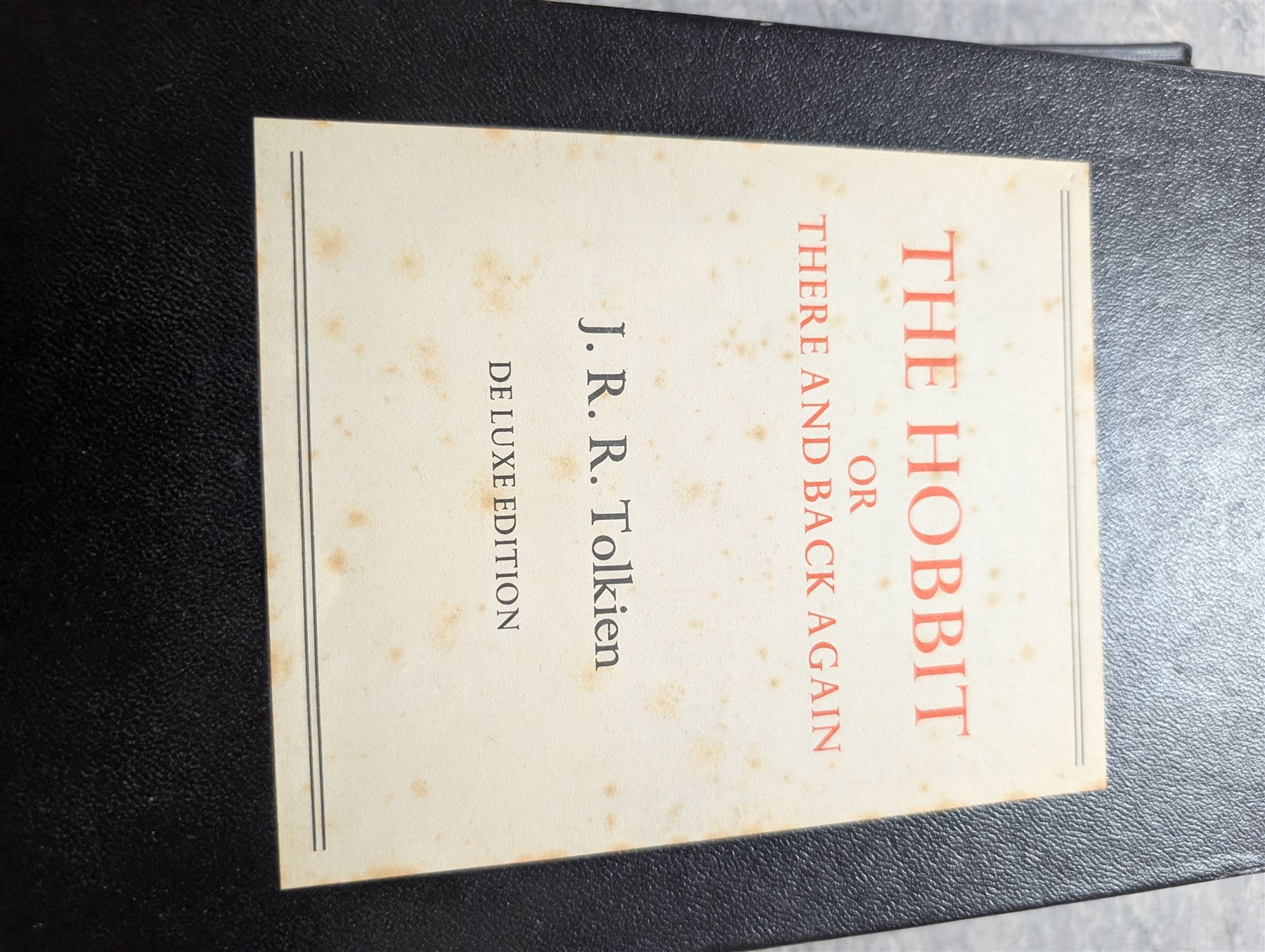 J.R.R Tolkien; Lord of the Rings and Hobbit De Luxe Editions, George Allen and Unwin, London, 1979