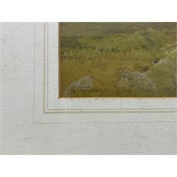 Arthur Tucker (British 1864-1929): Arundale Castle from the Water Meadows, watercolour signed 29cm x 45cm