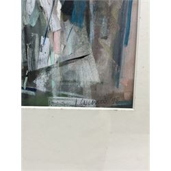 David Greenwood (Northern British Contemporary): 'Fountains Abbey - Huby's Tower', pastel signed and dated '98, titled on label verso 30.5cm x 23cm 
Provenance: with Chantry House Gallery, Ripley, Harrogate, label verso