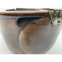 Italian mandolin, with foliate inlaid scratchplate, paper label inscribed 'Carlo Loveri & Figlio of Napoli', L62cm