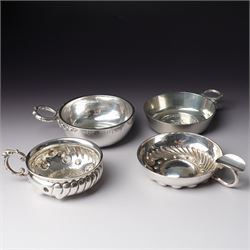 French silver tasse de vin with Minerva's head and makers mark J.P. with an anchor, the ri...