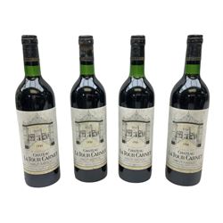 Chateau La Tour 1981, Haut-Médoc, 75cl, 12% vol, four bottles