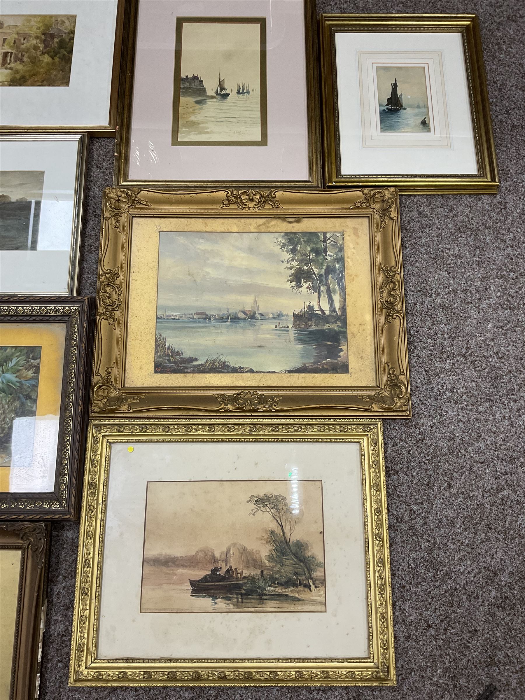 Collection of principally early 20th century watercolours, artists including George Sykes, David James Carr, W Hamilton Booth, Kate Patterson, C Maurice, J Russell, etc