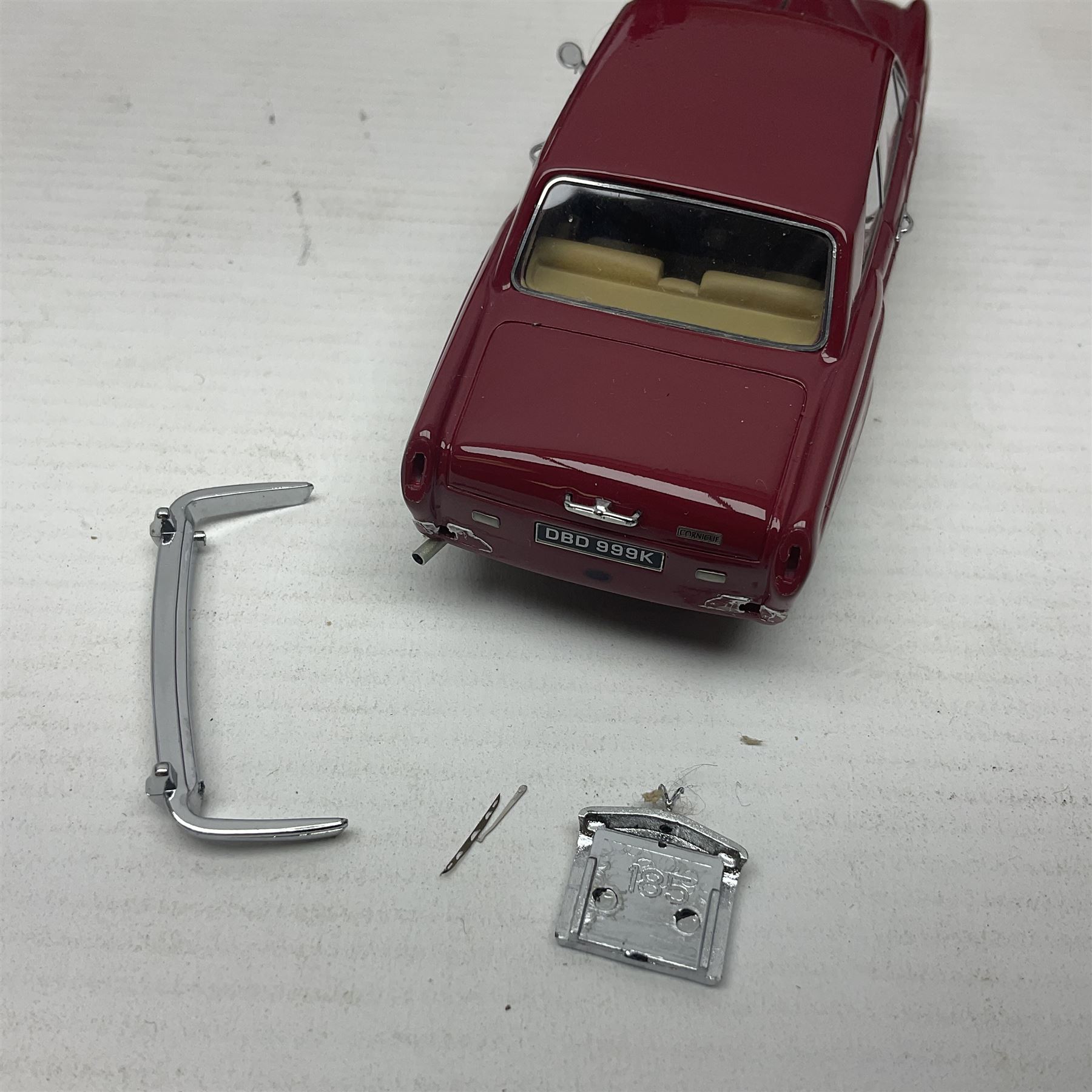 Nine Neo Scale Models 1:43 scale die-cast models including Daimler Majestic major, S&S Landau Hearse, Lagonda 3-litre 1955, Rover P4 Seventy-five, Jaguar 420Rover P5b Coupe etc; some boxed (9)