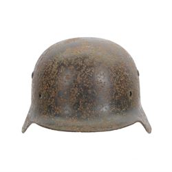 Third Reich German M35 relic steel helmet with aluminium lining band 