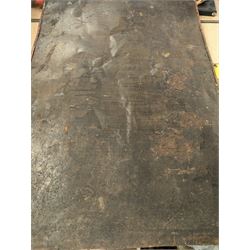 Large metal advertising sign, Fletcher's Tiger & Tomato Sauces, H51cm, W72cm