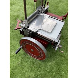 Berkel Model 22 flywheel meat slicer - THIS LOT IS TO BE COLLECTED BY APPOINTMENT FROM DUGGLEBY STORAGE, GREAT HILL, EASTFIELD, SCARBOROUGH, YO11 3TX