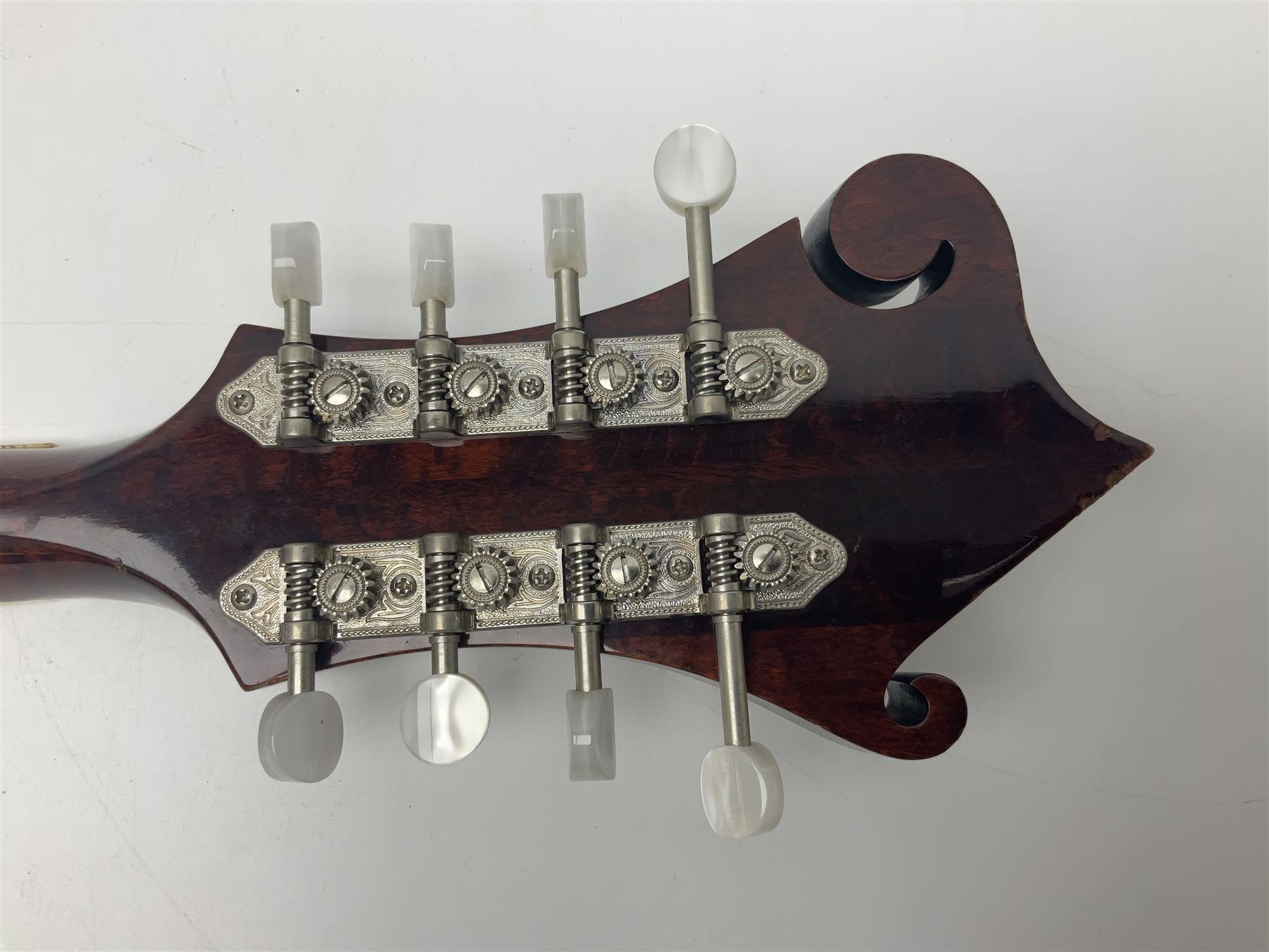 Eastman eight-string mandolin model MD514 2007 serial no.UK023 L68cm; in Hiscox hard carrying case