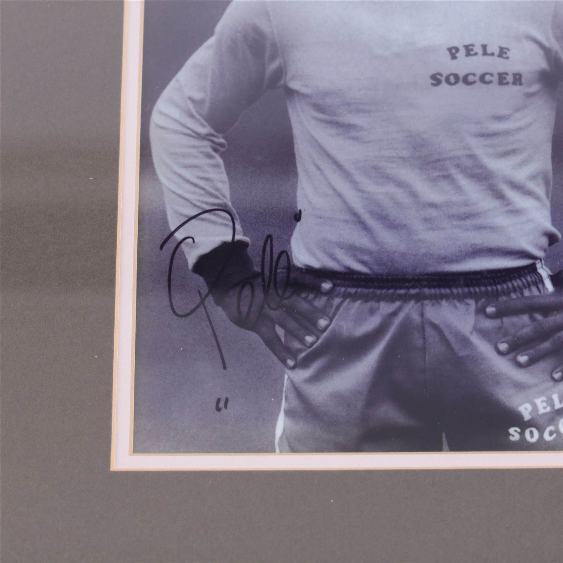 Collection of sporting related prints, some signed, some with printed signatures, including Pele and Michael Schumacher