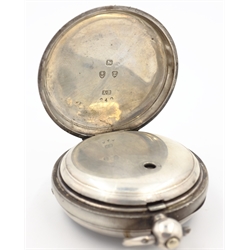  Victorian silver pocket watch by Waltham Birmingham 1899  