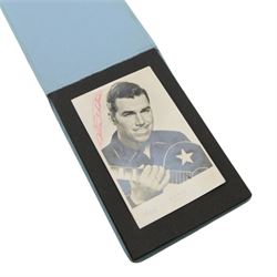 1950s autograph album, principally musicians including Dickie Valentine etc