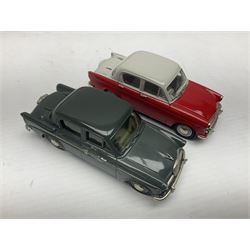 Eight Lansdowne Models 1:43 scale models - 1963 Singer Gazelle, 1958 Hillman Jubilee Minx, 1956 Austin A90, 1952 Singer SM 1500, 1957 Hillman Minx Series 1 Estate, 1958 Austin A105, 1936 Riley Adelphi; and 1968 Vauxhall Victor FD Estate; all unboxed (8)
