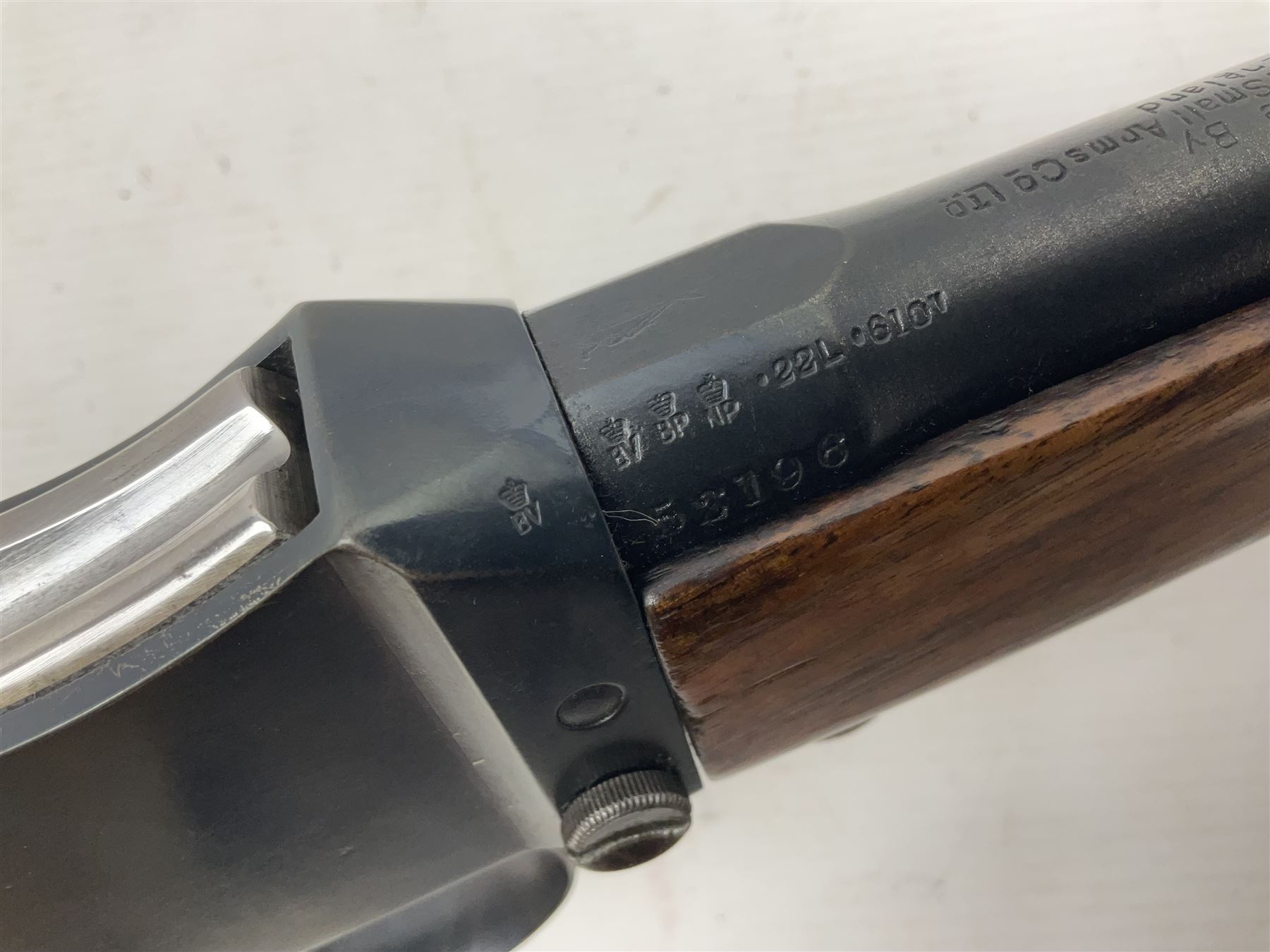 FIREARMS CERTIFICATE REQUIRED - BSA .22 LR rifle with Martini take-down action, 63.5cm(25