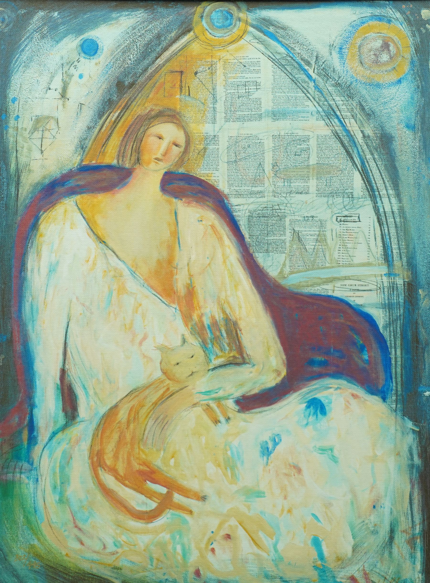 Jacqueline Holland Berkley (British 20th century): 'Tom Was A Man Of His Day', limited edition giclee print signed and numbered 322/495, 50cm x 37cm 