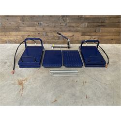 Heavy duty CR06XHD hydraulic vehicle car ramps