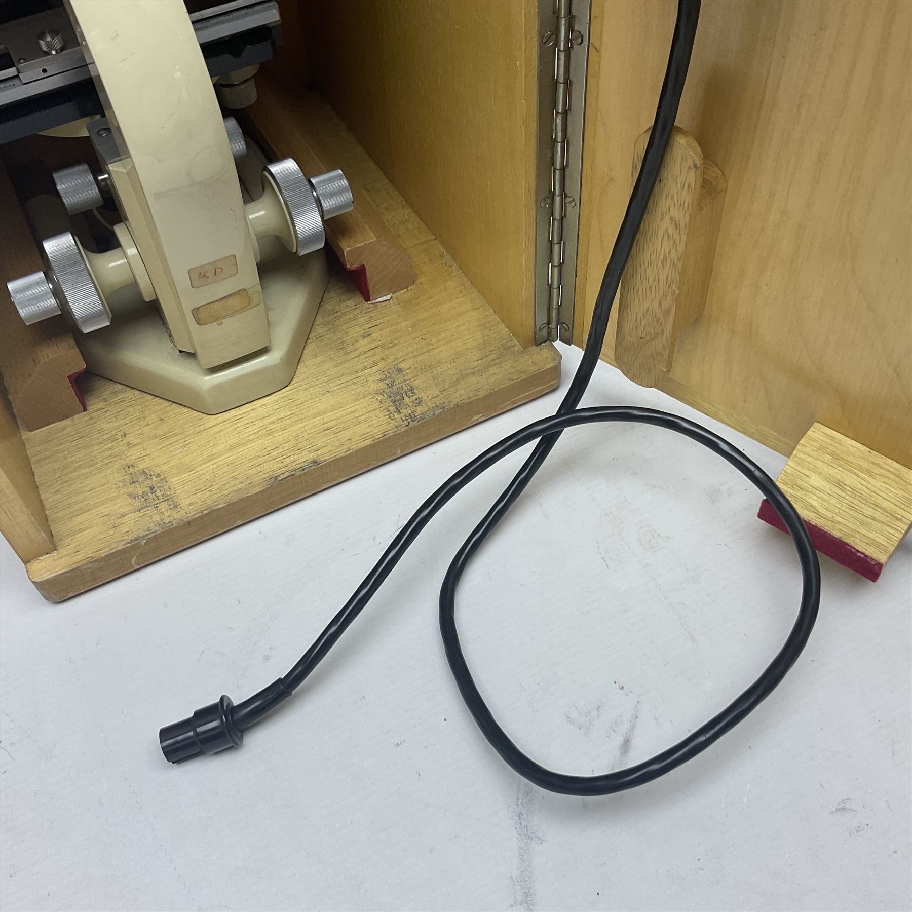 20th century W. Watson & Sons Bactil-60 binocular microscope no 143202, in original box, together with W. Watson & Sons microscope no 82904 in original box 