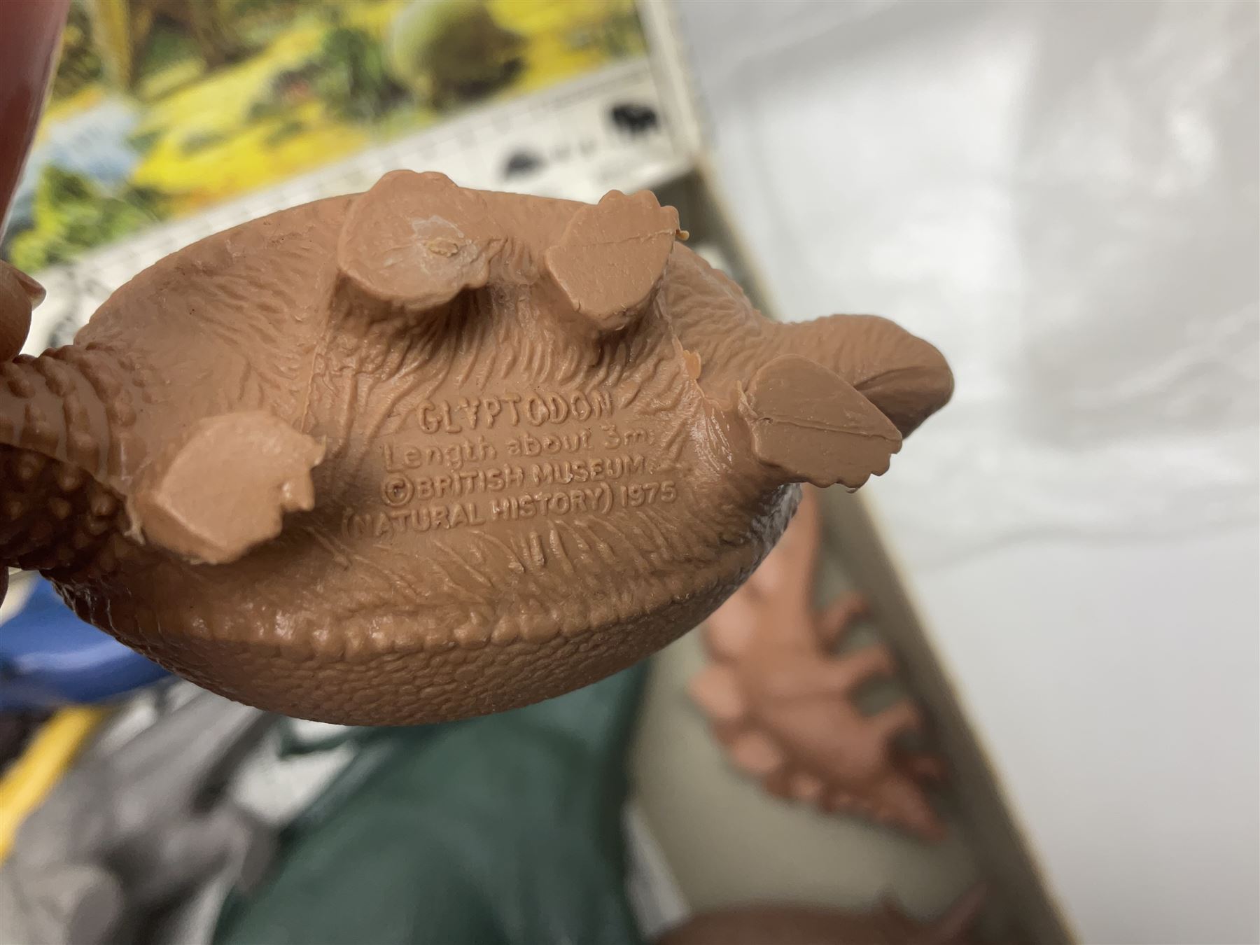 Invicta British Museum (Natural History) Dinosaur Museum Collection c1987; comprising set of twelve 1:45 scale models of dinosaurs and unopened Prehistoric World Poster; boxed with paperwork