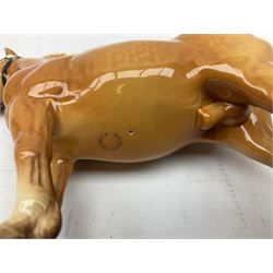 Beswick Norwegian Fjord Horse in Dun gloss, no. 2282, printed mark beneath, H16cm
