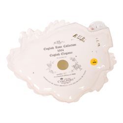 Coalport English Rose Collection : 1994 English Elegance, No. 387 of 1000, with certificate and box H22cm