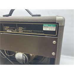Yamaha JX30 guitar amplifier in brown case, serial no.14481; L47cm