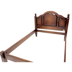 Royal Oak Furniture Co cherry wood 4' 6'' double bedstead