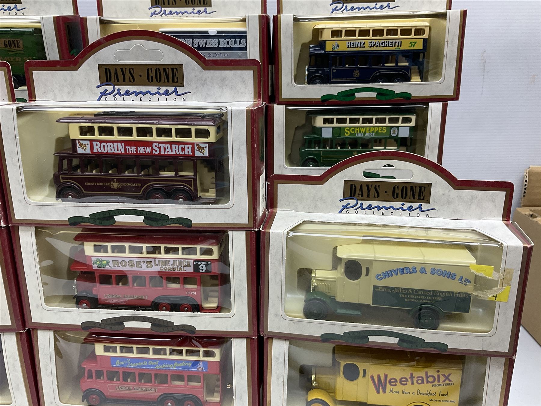 Fifty-two Days Gone Premier Collection die-cast models, all boxed (52)