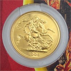 Queen Elizabeth II 2006 gold full sovereign coin