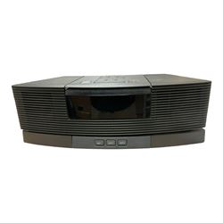 Bose Wave Music System III, radio, CD player, with remote control, associated cables and instruction manual