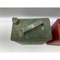 Two vintage petrol cans, H33.5cm, W24.5cm