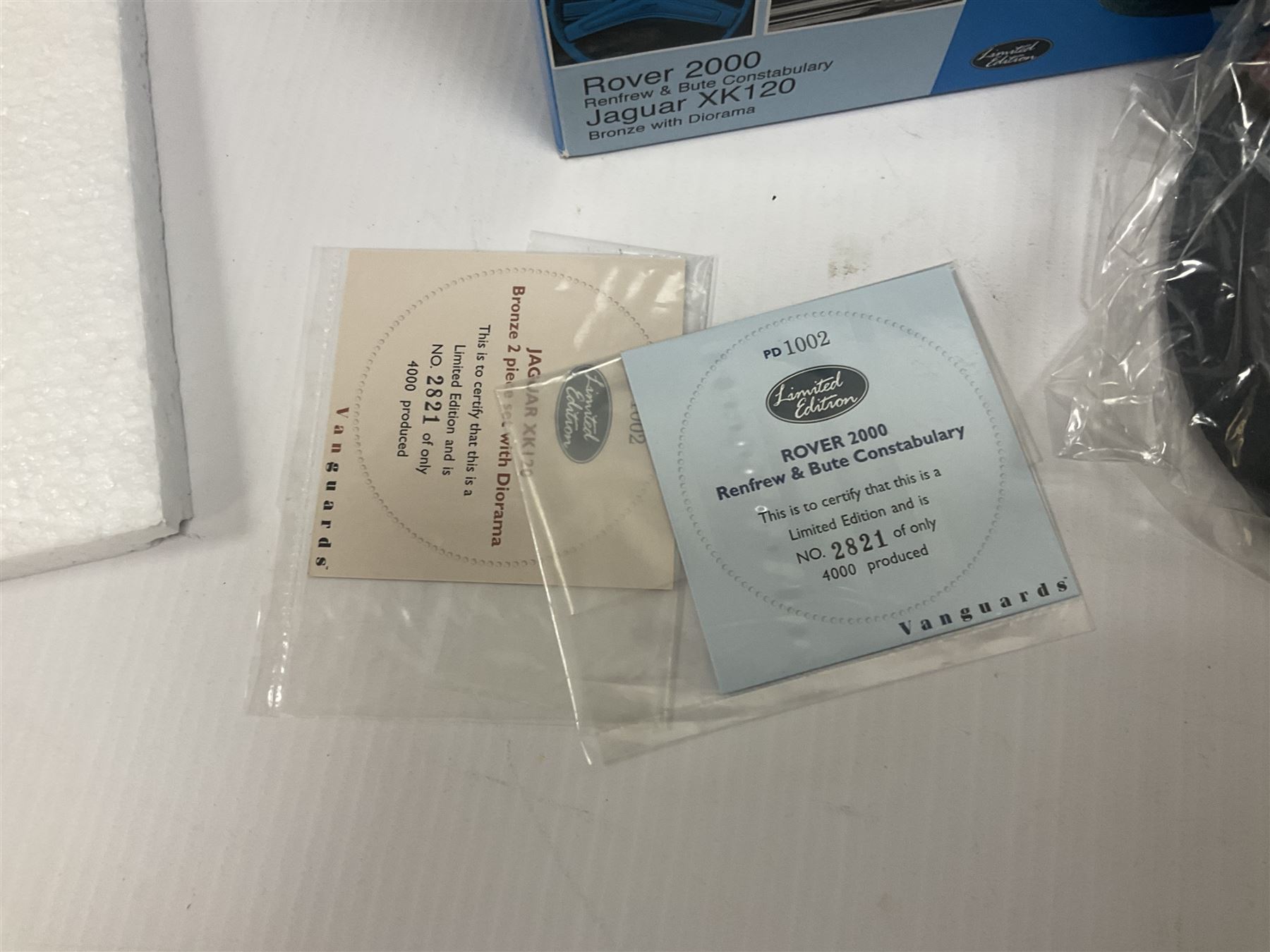 Lledo Vanguards - five 1:43 scale diorama sets comprising CD1002, PD1002, PD2002, RD 3002 and GD1002; with further Corgi 05508 Mini 7 racing club diorama set; all boxed (6)