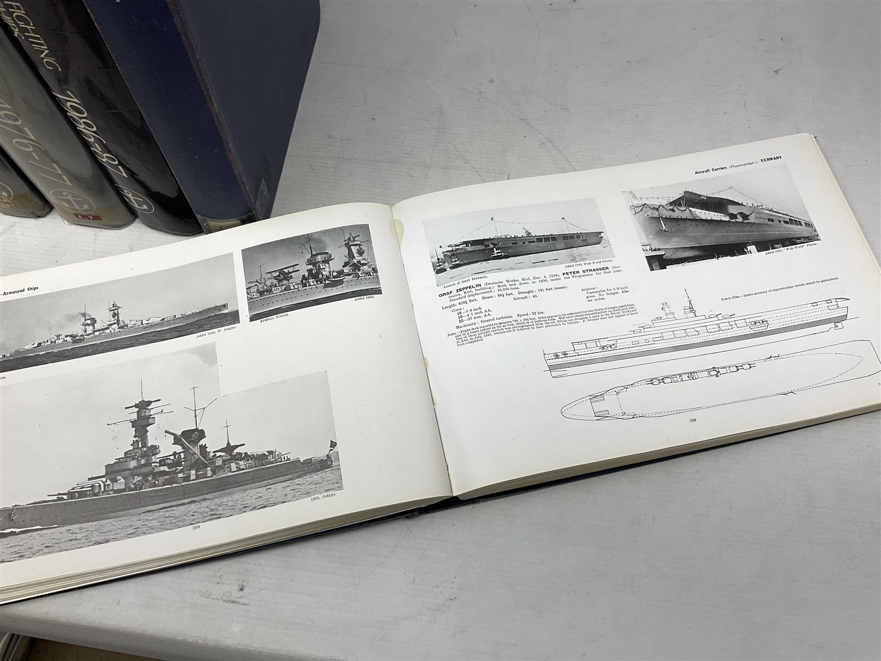 Jane's Fighting Ships - six volumes 1941-2 | Books, Manuscripts