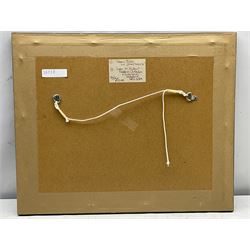 George Richard Lane Fox (1st Baron Bingley) (British 1870-1947): 'The Lake at Wothersome', watercolour unsigned, labelled verso 13cm x 22cm; Joan Ridout (British 20th century): 'Thorn Trees on Dartmouth', watercolour signed 22cm x 32cm; English School (20th century): Tree Landscape, watercolour signed with monogram 25cm x 35cm (3)