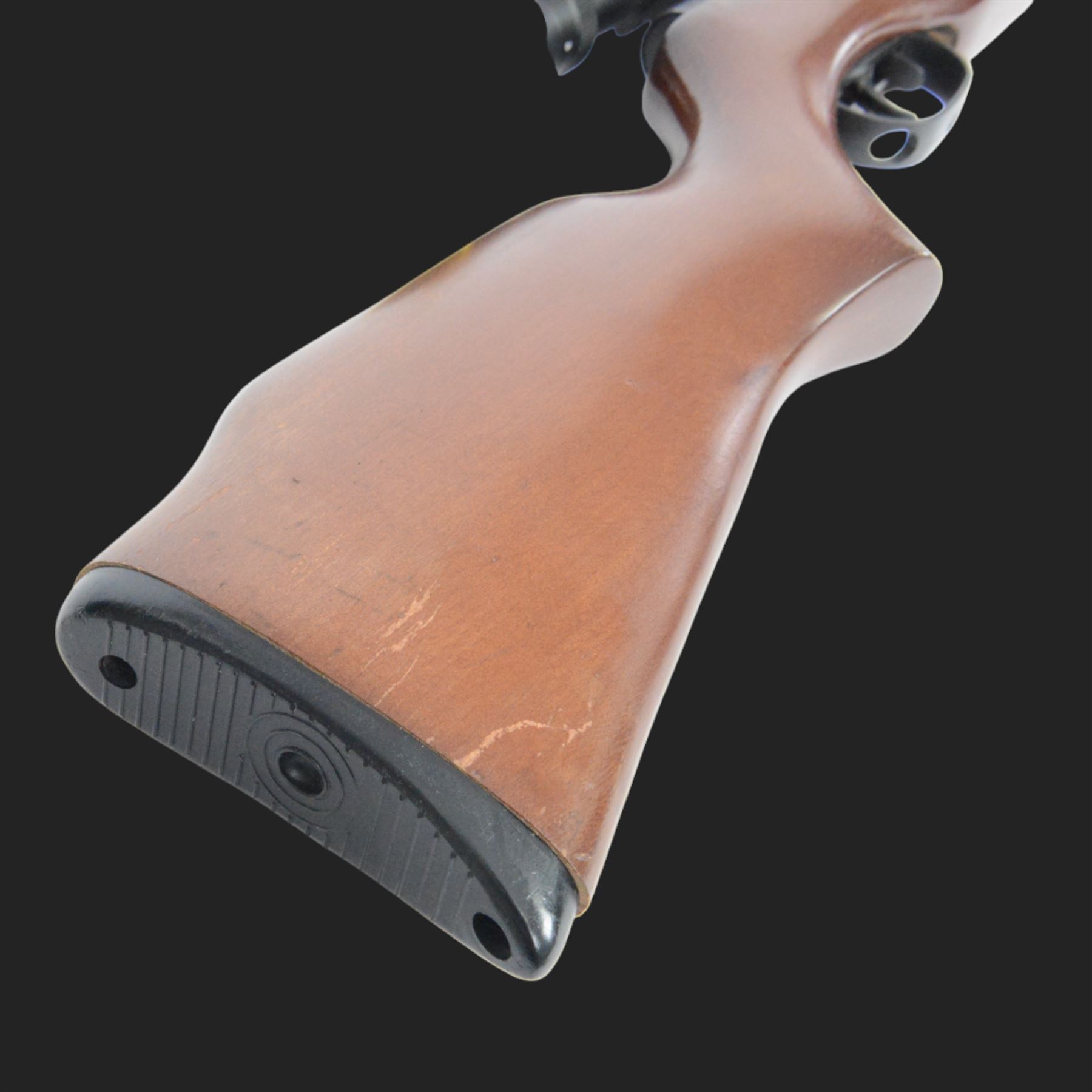 Spanish Gama CF-20 .177 air rifle, with AGS Airgun Sport Cobalt Redi-Mount 1/2 Mil-Dot 3.9x40 air rifle scope