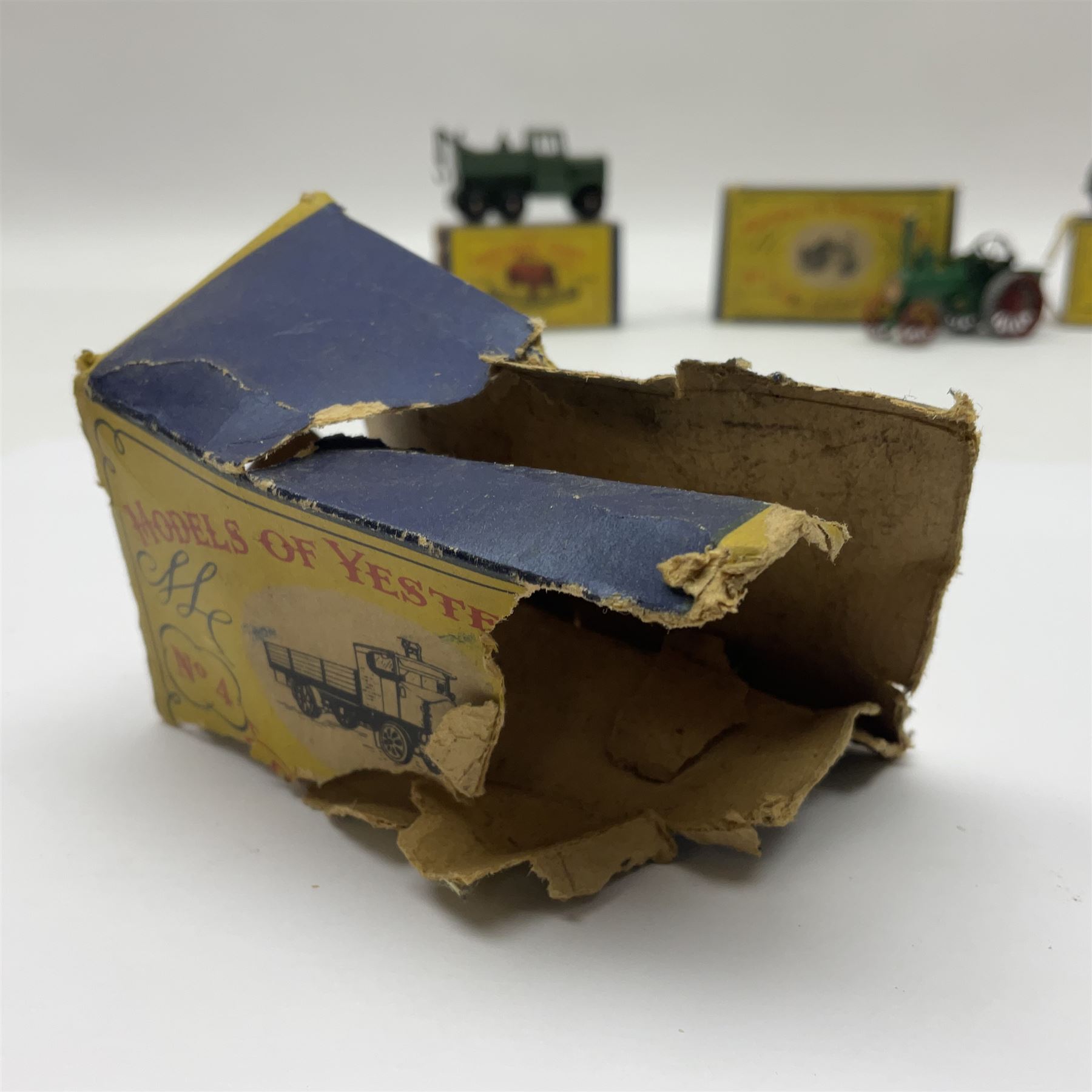 Moko Lesney - four Models of Yesteryear die-cast models comprising two 1925 Allchin Traction Engine no.1, Sentinel Steam Wagon no.4 and Fowler Showman’s Engine, all boxed; with two Matchbox 1-75 series models, Scammell Breakdown Truck no.64 and Austin MK 2 Radio Truck, both boxed (6)