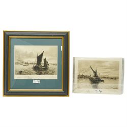 Alex Mortimer - two shipping etchings max 32cm x 41cm (2)