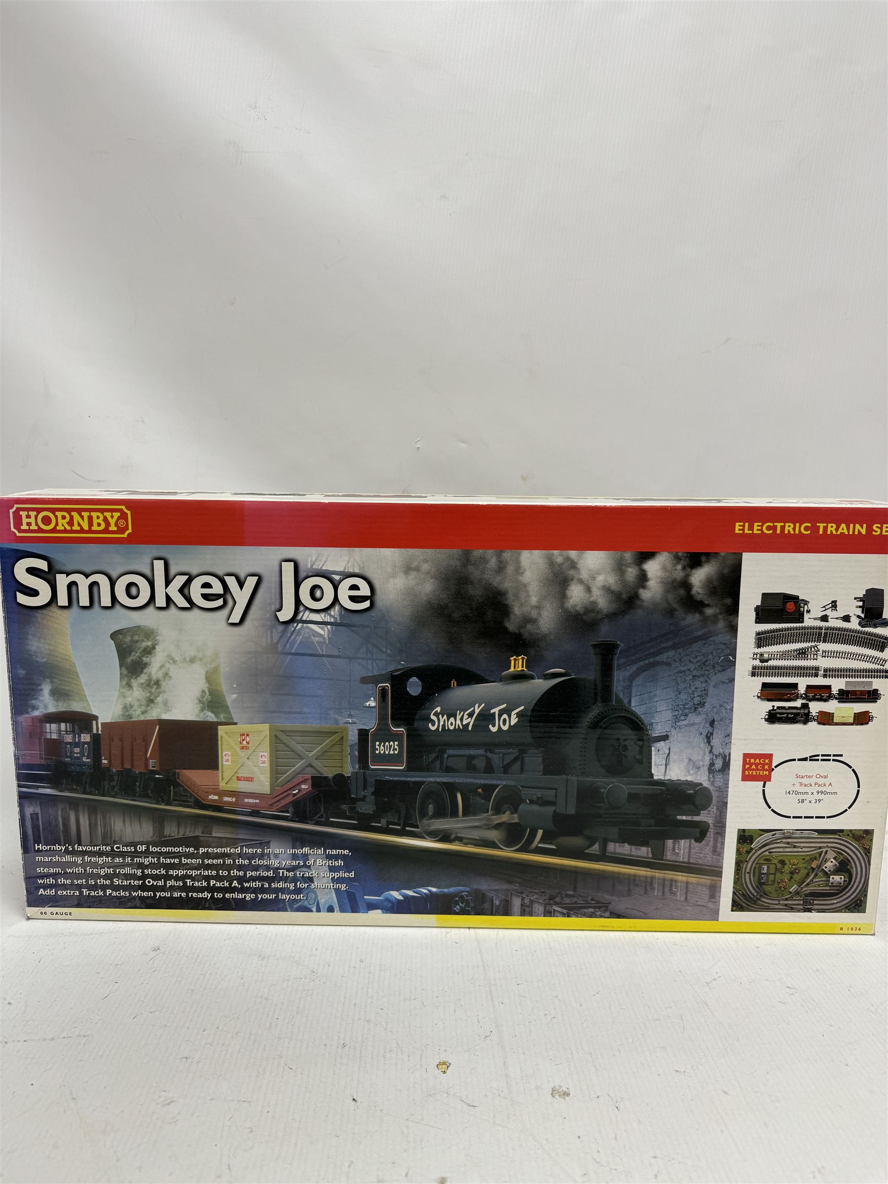 Hornby '00' gauge electric train set Smokey Joe, together with ten Hornby '00' gauge goods wagons, all boxed