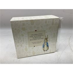 The Royal Mint 2016 Beatrix Potter five coin fifty pence collection, 'Celebrating The Wonderful World Of Beatrix Potter', in card box