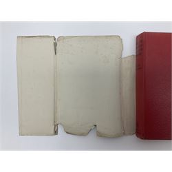 Blyton Enid: Five on Kirrin Island Again, first edition, Hodder & Stoughton, 1947, colour frontispiece, tinted plates and plain illustrations to text, pictorial endpapers, original red boards lettered in black in dust jacket (6/-, with telescope the wrong way round)