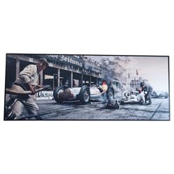 Three large prints on foamex board after Jan Rambousek and Peter Milerski