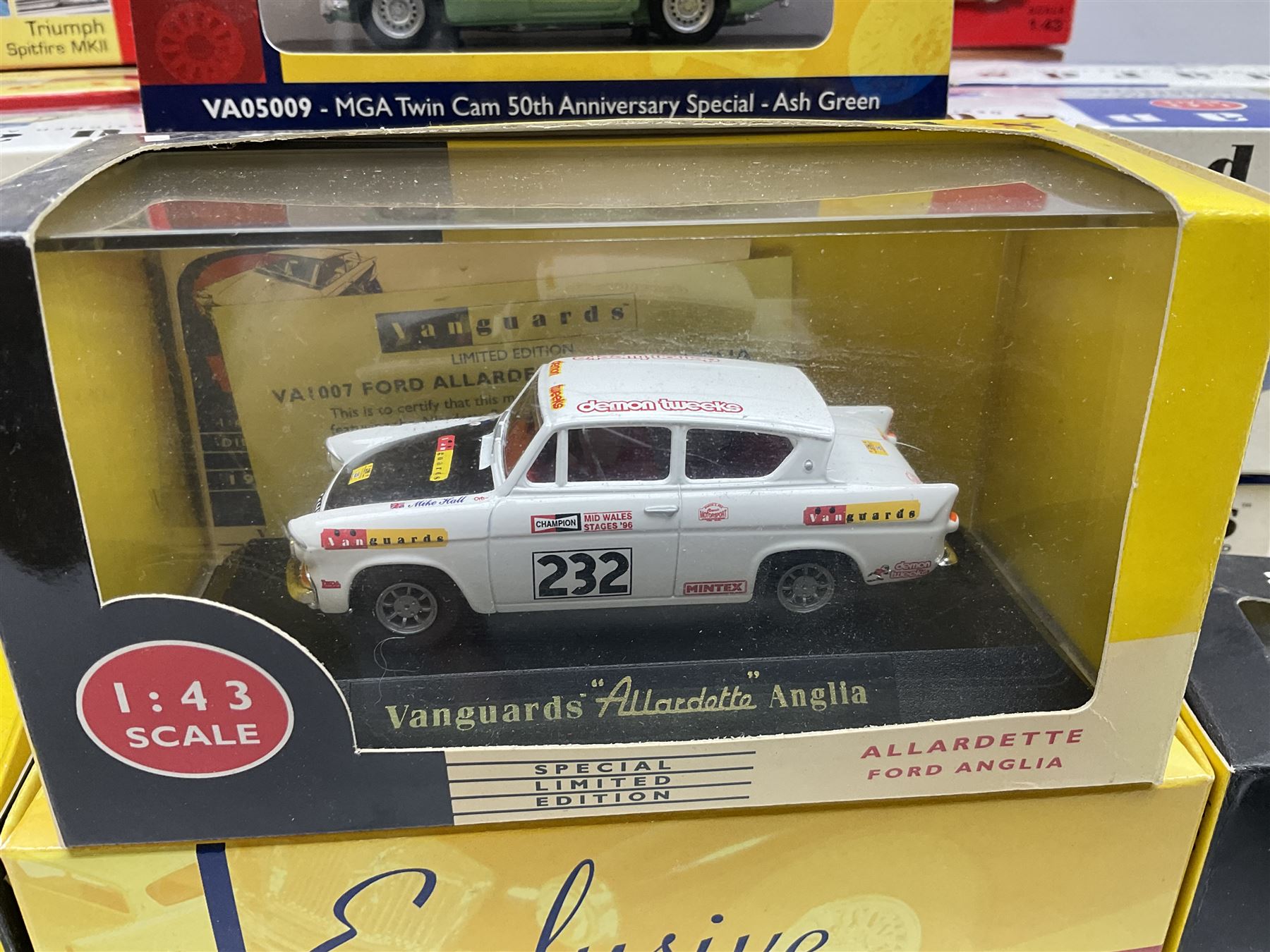 Twenty Lledo Vanguards die-cast models, mostly 1:43 scale including four 1950's - 1960's Classic Commercial Vehicles, seven Limited Editon, three Special Limited Editon, three Exclusive Members Diecast Models and three others (20)