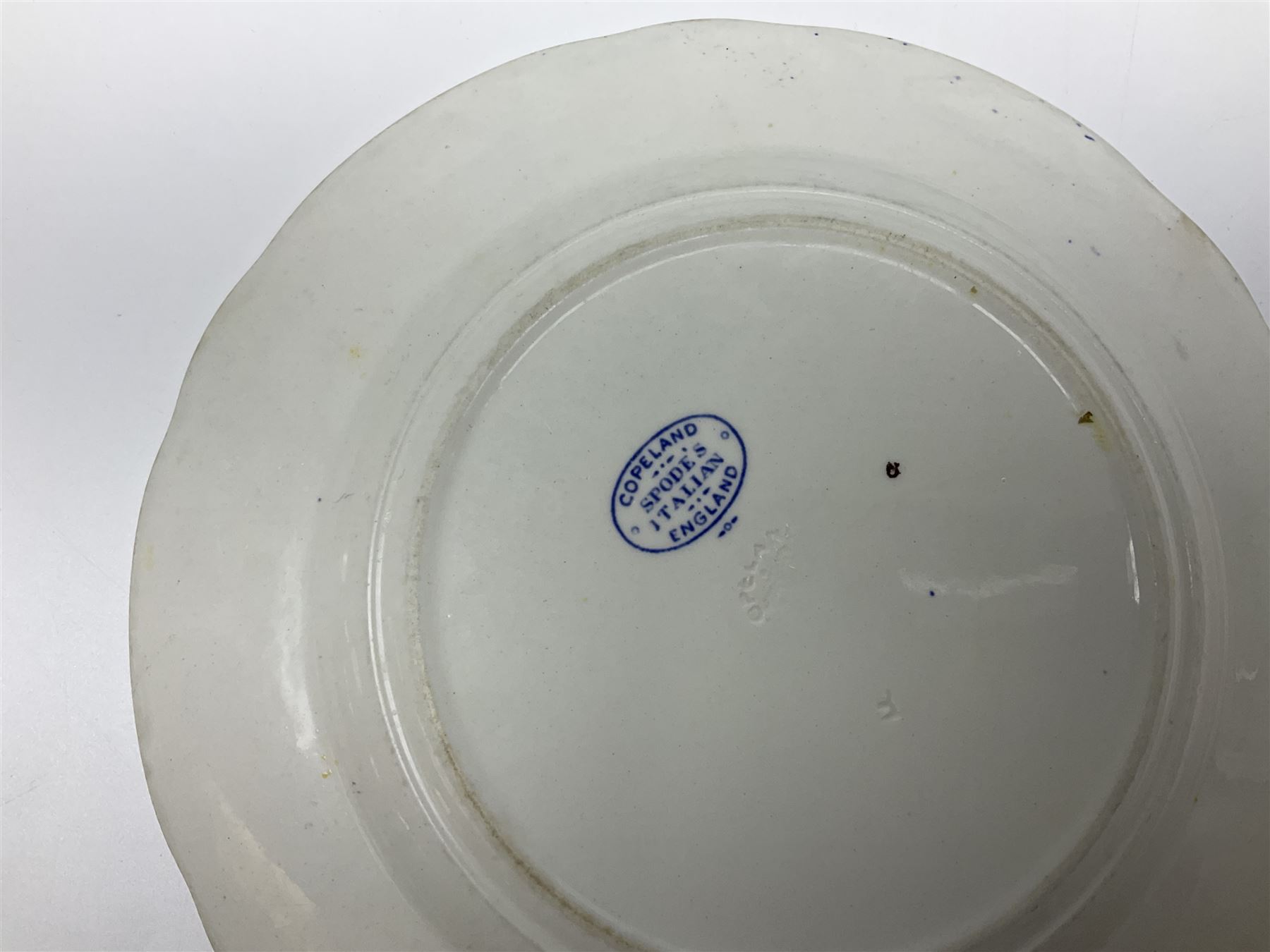 Royal Crown Derby Brocade pattern jug and sugar bowl, together with a similar gilt floral pattern bowl, three graduating Staffordshire style pearlware cottage jugs, Leeds Pottery model cottage and other ceramics and glassware, etc