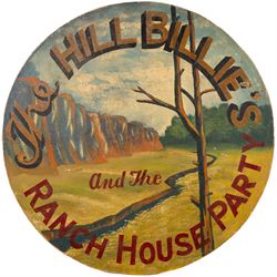 American School (20th Century): 'The Hill Billie's and the Ranch House Party', two sided a...