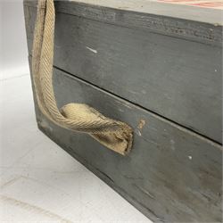  WWII period Type P10 aircraft compass, 16.5cm diameter brass rim marked “Type P10” and “No 1130B”, spring mounted onto brass base with Air Ministry plate marked “Crown A.M. No 6A.1671”; in original grey painted wooden box